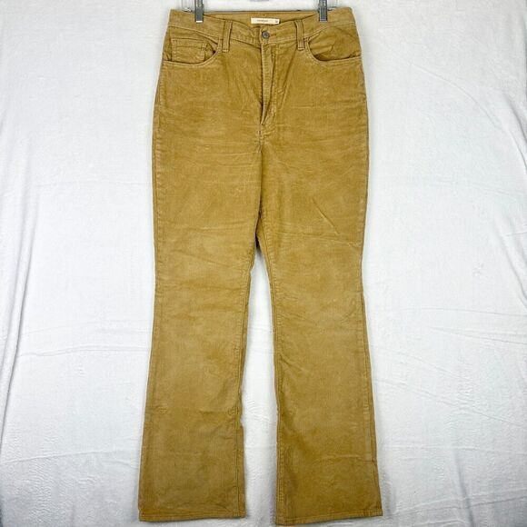 Levi's Pants - Levi's Premium Ribcage Bootcut Corduroy Pants High Rise Size 31x33 Tan Zip Fly
